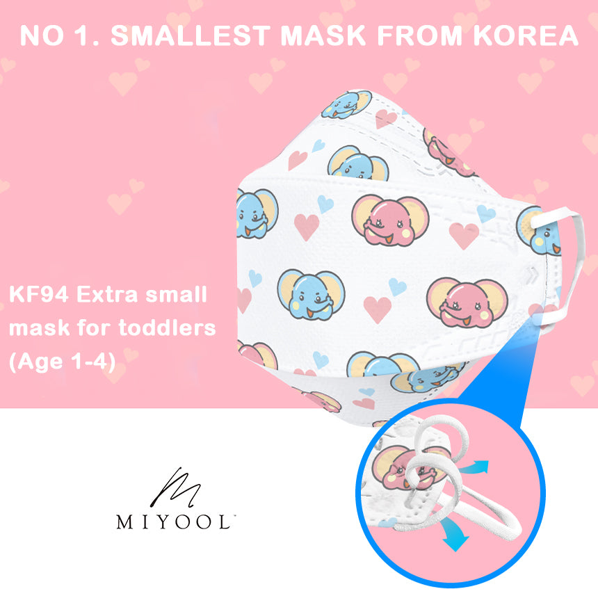 KF94 Toddler Extra Small Masks (Age 1-4)